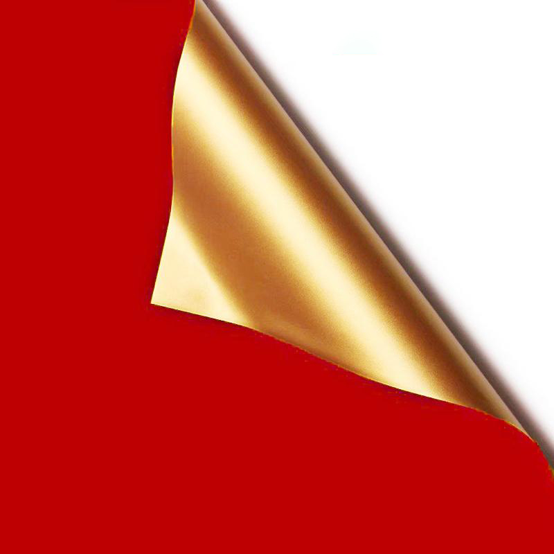 MYHC-17 Jednostrani Flash Gold, dvostrani dvobojni papir za zamatanje cvijeća s bisernom folijom