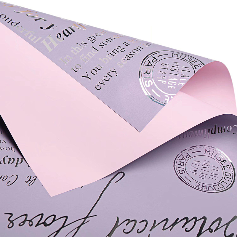 MYHC-19 folija za pakiranje cvijeća od goveđe kože s jednostranim uzorkom i aluminijem