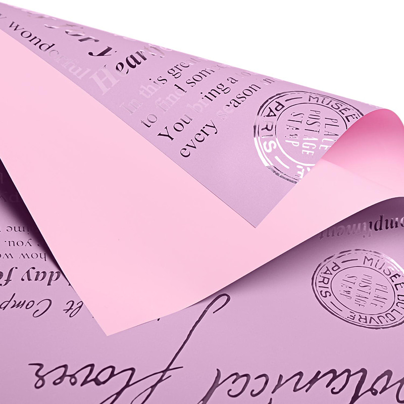 MYHC-19 folija za pakiranje cvijeća od goveđe kože s jednostranim uzorkom i aluminijem