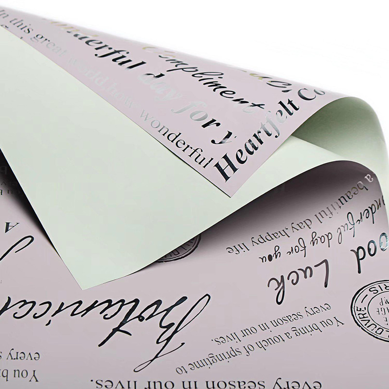 MYHC-19 folija za pakiranje cvijeća od goveđe kože s jednostranim uzorkom i aluminijem