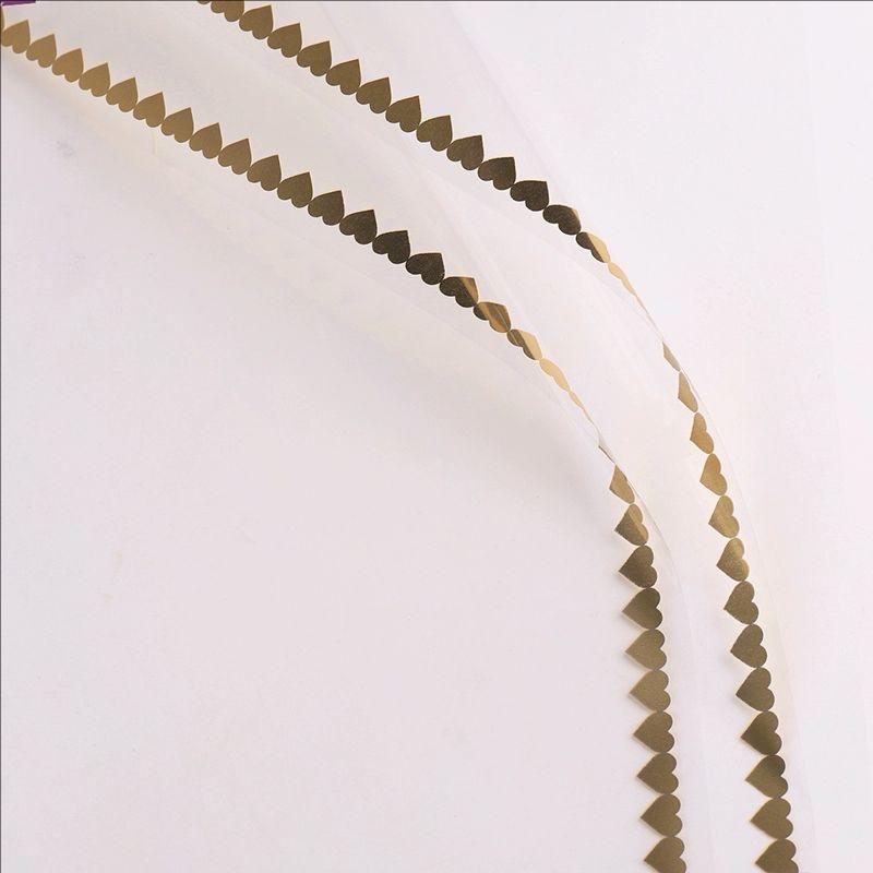 MYHC-73 Lace Glitter Film Opp prozirna folija za pakiranje cvijeća