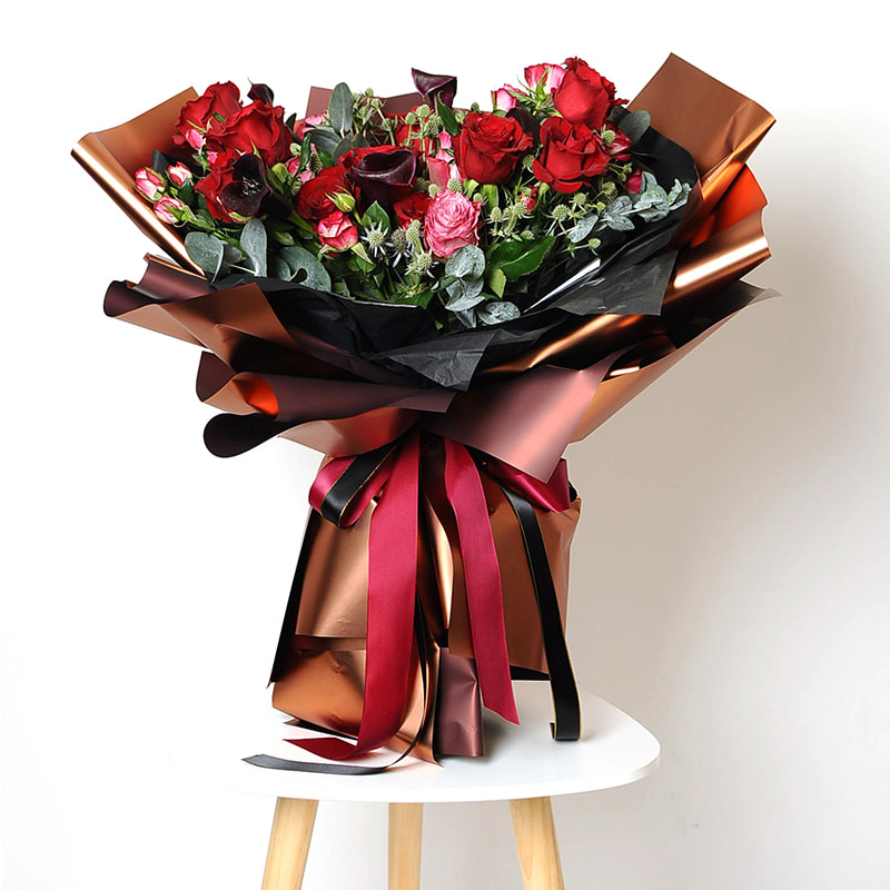 Heavy Metal Light Shadow Bouquet papir za pakiranje